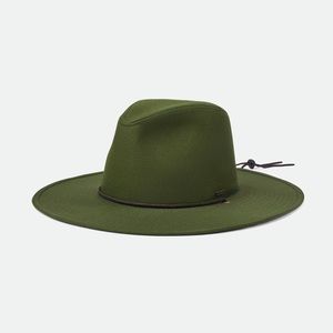 Brixton Field Utility Hat-Moss Green-Large-Unisex Water Repellent Wide Brim